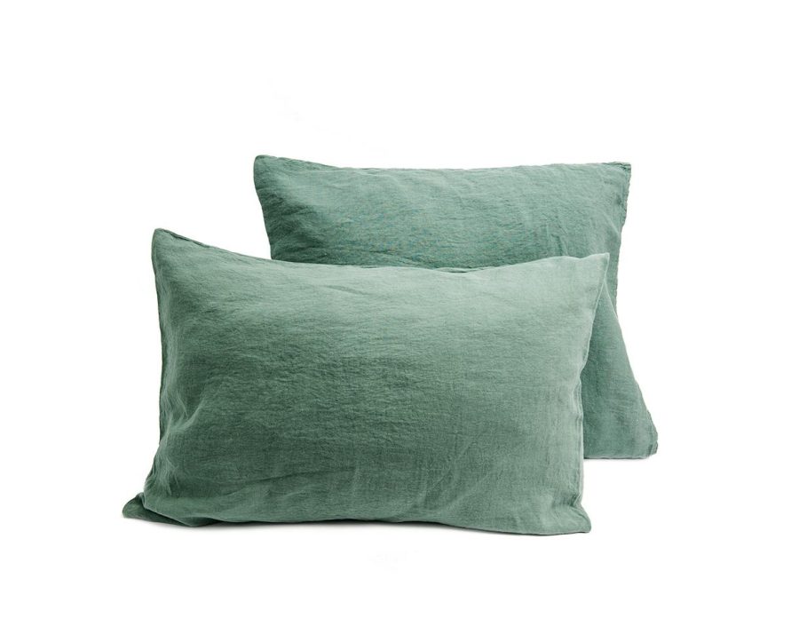TAIE D'OREILLER COULEUR CHANVRE