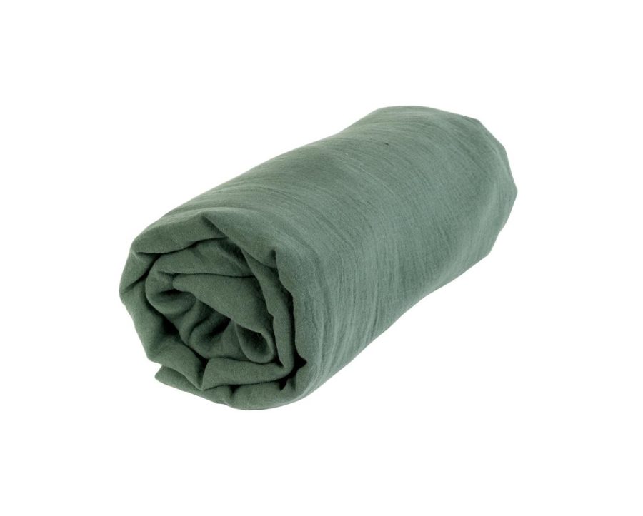 DRAP HOUSSE COULEUR CHANVRE