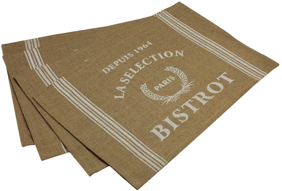 SET DE TABLE JUTE BISTRO