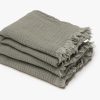 LOT DRAP DE DOUCHE 70X130 + SERVIETTE 50X90 KEA