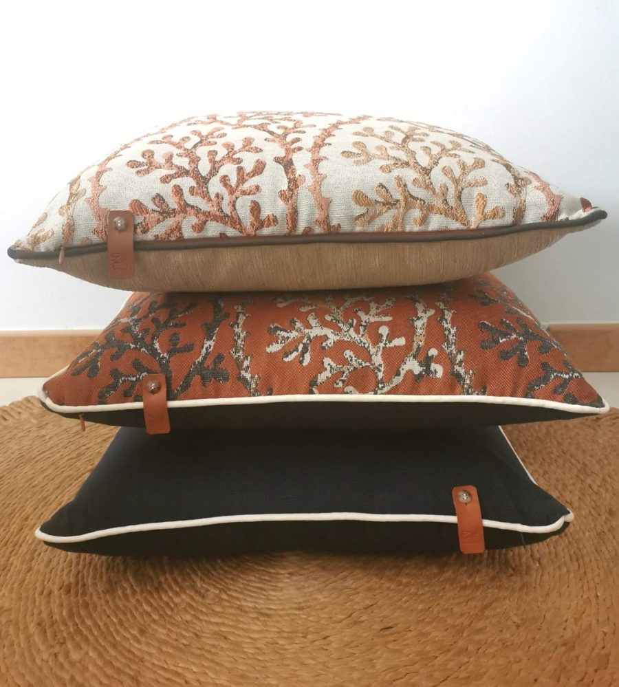 COUSSIN GARNI MERAKI COLLECTION CORAIL
