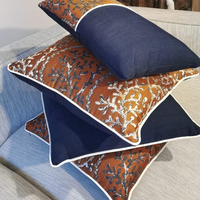 COUSSIN GARNI MERAKI COLLECTION CORAIL