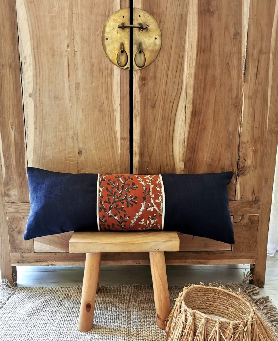 COUSSIN GARNI MERAKI COLLECTION CORAIL