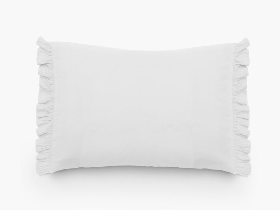 HOUSSE DE COUSSIN ELSA 2 VOLANTS