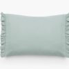 HOUSSE DE COUSSIN ELSA 2 VOLANTS