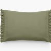 HOUSSE DE COUSSIN ELSA 2 VOLANTS