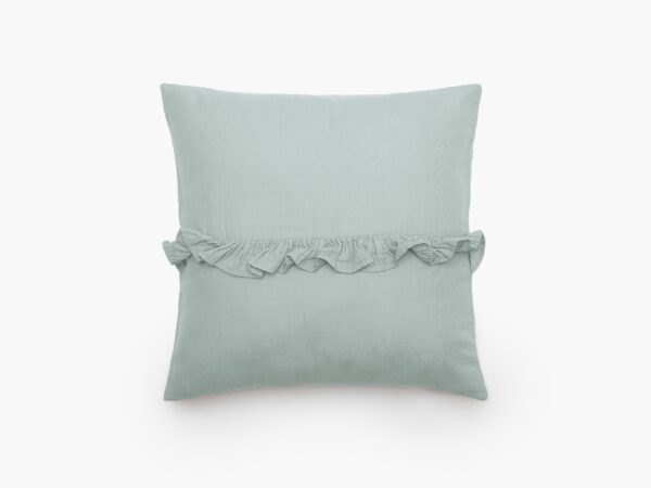 HOUSSE DE COUSSIN ELSA 1 VOLANT CENTRAL