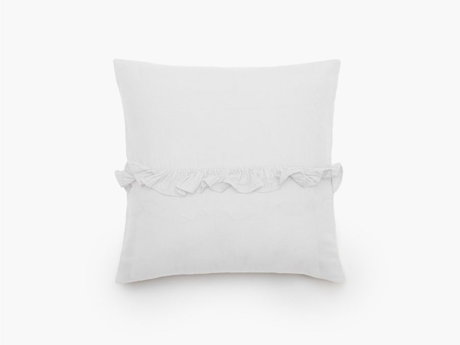 HOUSSE DE COUSSIN ELSA 1 VOLANT CENTRAL