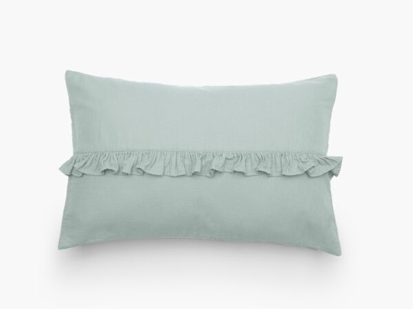 HOUSSE DE COUSSIN ELSA 1 VOLANT CENTRAL – Image 3