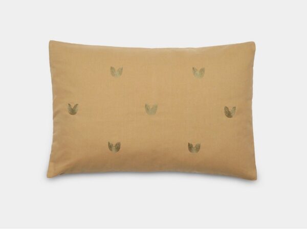 HOUSSE DE COUSSIN LEONIE BRODERIE FEUILLES – Image 3