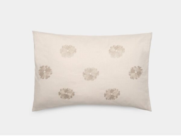 HOUSSE DE COUSSIN LEONIE BRODERIE FLEURS