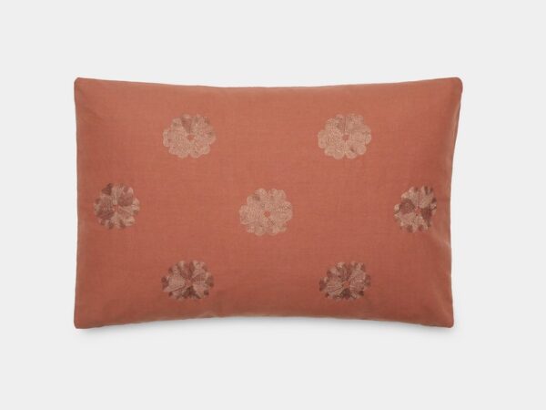 HOUSSE DE COUSSIN LEONIE BRODERIE FLEURS – Image 2