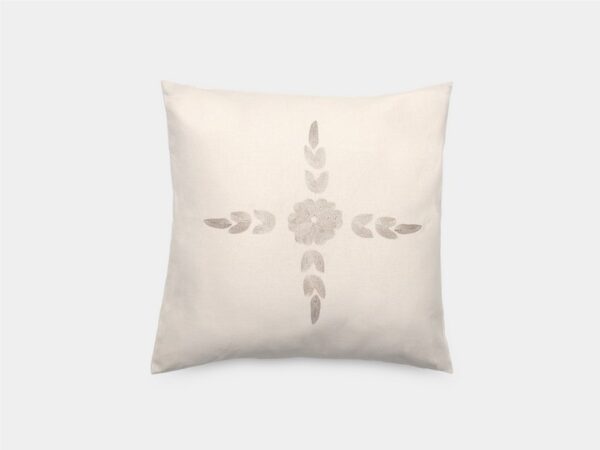 HOUSSE DE COUSSIN LEONIE BRODERIE BOUQUET