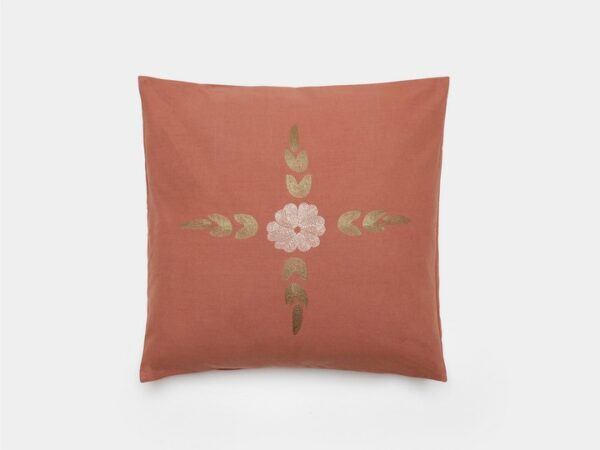 HOUSSE DE COUSSIN LEONIE BRODERIE BOUQUET – Image 2