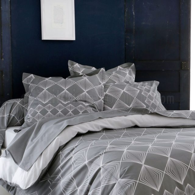 PARURE 3 PIECES HC+2TO 65X65FOREVER GRIS 57FILS