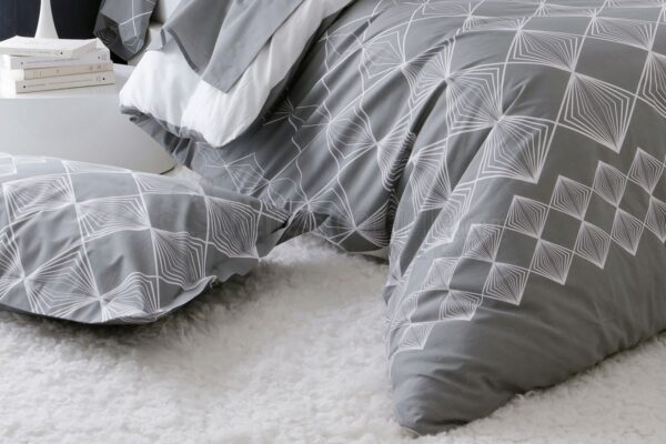 PARURE 3 PIECES HC+2TO 65X65FOREVER GRIS 57FILS – Image 2