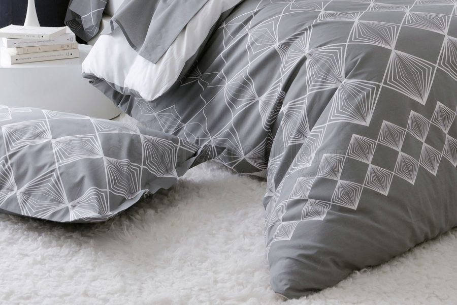 PARURE 3 PIECES HC+2TO 65X65FOREVER GRIS 57FILS