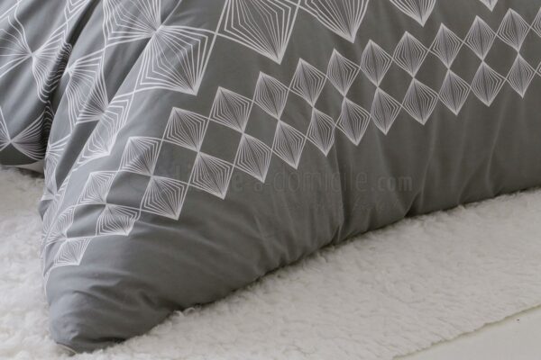 PARURE 3 PIECES HC+2TO 65X65FOREVER GRIS 57FILS – Image 3