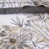 PARURE 3 PIECES DP+2TO 65X65 SUMATRA FUSAIN 57FILS