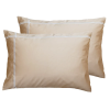 LOT 2 TAIES D'OREILLER PAVILLON ROYAL SATIN