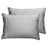 LOT 2 TAIES D'OREILLER PAVILLON ROYAL SATIN