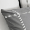 LOT 2 TAIES D'OREILLER PAVILLON ROYAL SATIN