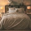 TAIE D'OREILLER FAUVE BEIGE