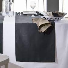 CHEMIN DE TABLE 45X150 DAMASSE SPIRALE