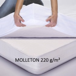 PROTECTION MATELAS MOLLETONNE 220GRS