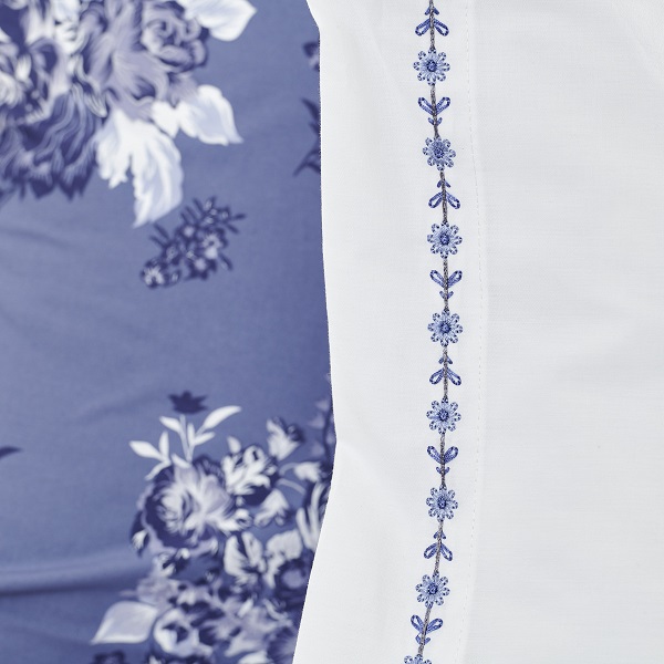 HOUSSE DE COUETTE POEME BLEU