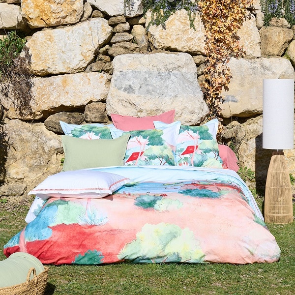Housse De Couette Percale De Coton 120 Fils - A L'OMBRE DES PINS