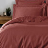 HOUSSE DE COUETTE VERSALUXE UNI/ RAYE SATIN
