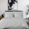 HOUSSE DE COUETTE VERSALUXE UNI/ RAYE SATIN