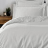 HOUSSE DE COUETTE VERSALUXE UNI/ RAYE SATIN