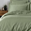 HOUSSE DE COUETTE VERSALUXE UNI/ RAYE SATIN