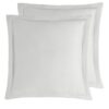 LOT DE 2 TAIES D'OREILLER VERSALUXE UNI SATIN