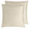 LOT DE 2 TAIES D'OREILLER VERSALUXE UNI SATIN