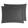 LOT DE 2 TAIES D'OREILLER VERSALUXE UNI SATIN