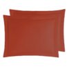 LOT DE 2 TAIES D'OREILLER VERSALUXE UNI SATIN