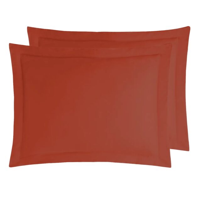LOT DE 2 TAIES D'OREILLER VERSALUXE UNI SATIN