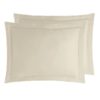 LOT DE 2 TAIES D'OREILLER VERSALUXE UNI SATIN