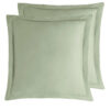 LOT DE 2 TAIES D'OREILLER VERSALUXE UNI SATIN