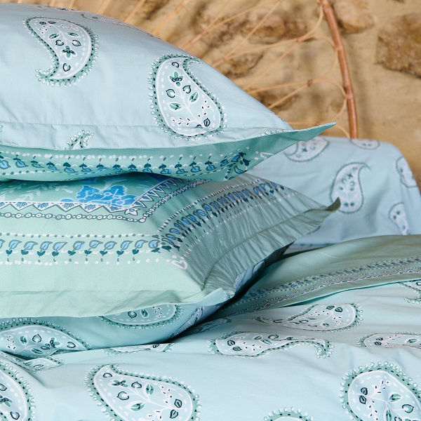 Taie d'oreiller percale 120 fils Bastide