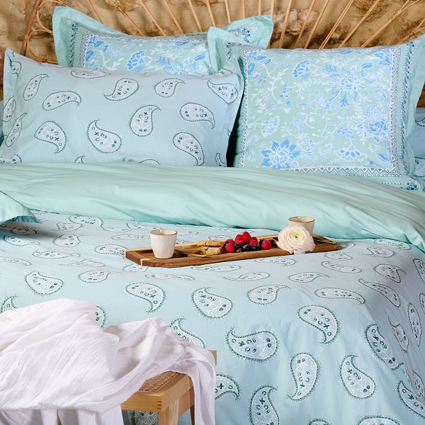 TAIE D'OREILLER PERCALE 120 FILS BASTIDE
