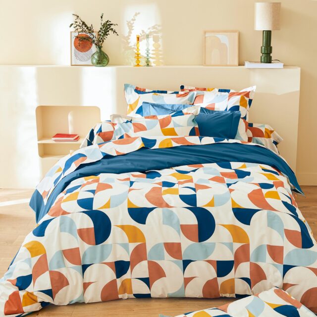 TAIE D'OREILLER MODULO COBALT