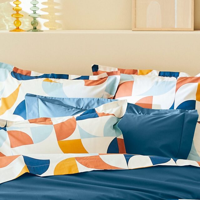 TAIE D'OREILLER MODULO COBALT