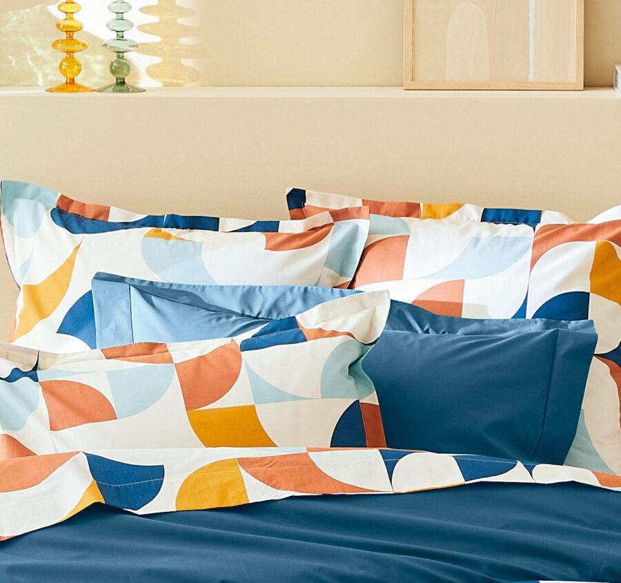 TAIE D'OREILLER MODULO COBALT