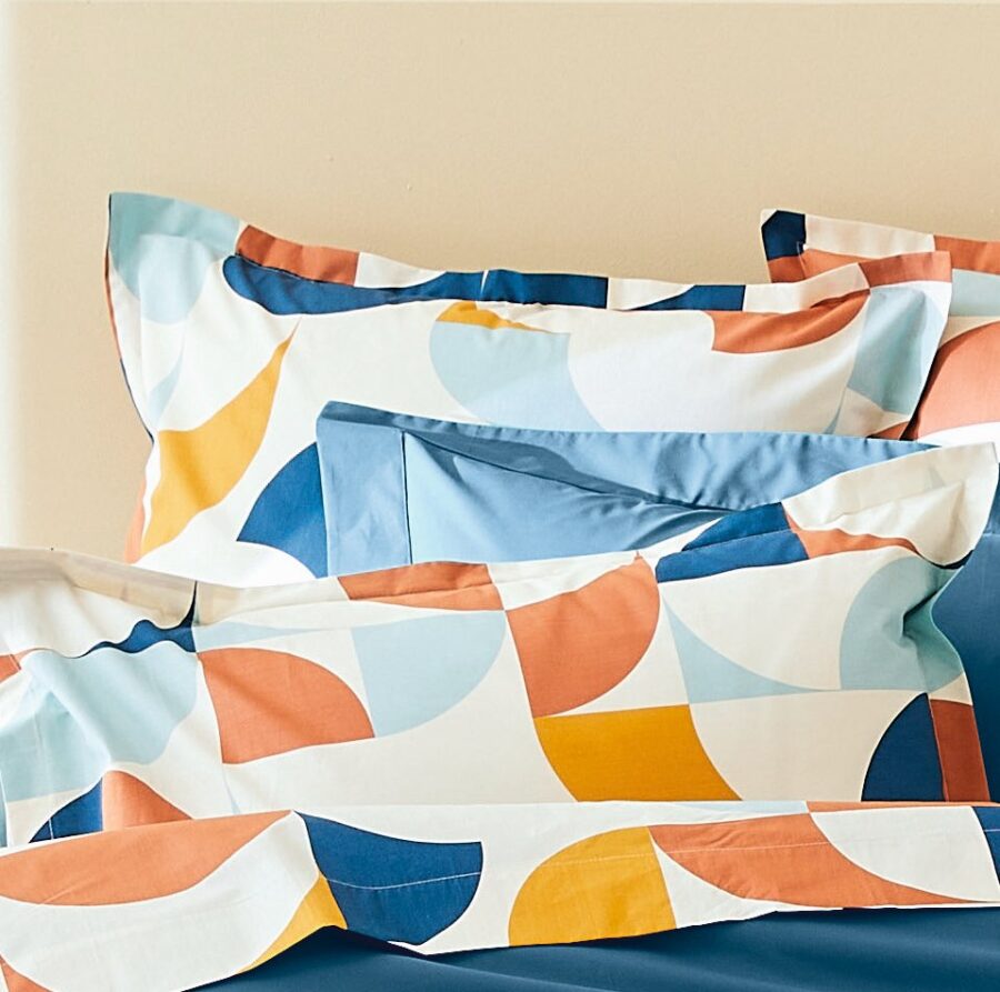 TAIE D'OREILLER MODULO COBALT
