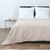 COUVRE LIT NID D'ABEILLE LAVE WAFFLE KNOTE