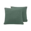 LOT DE 2 TAIES D'OREILLER LOFT GAZE DE COTON